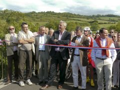 Inauguration de la voie verte à Nolay